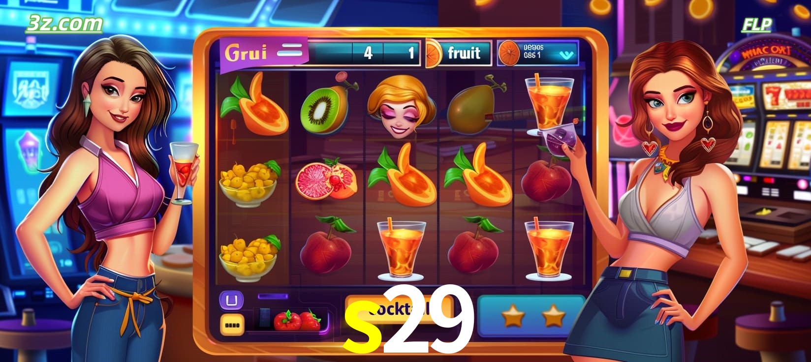 s29 cassino online com caça-níqueis de frutas e coquetéis coloridos