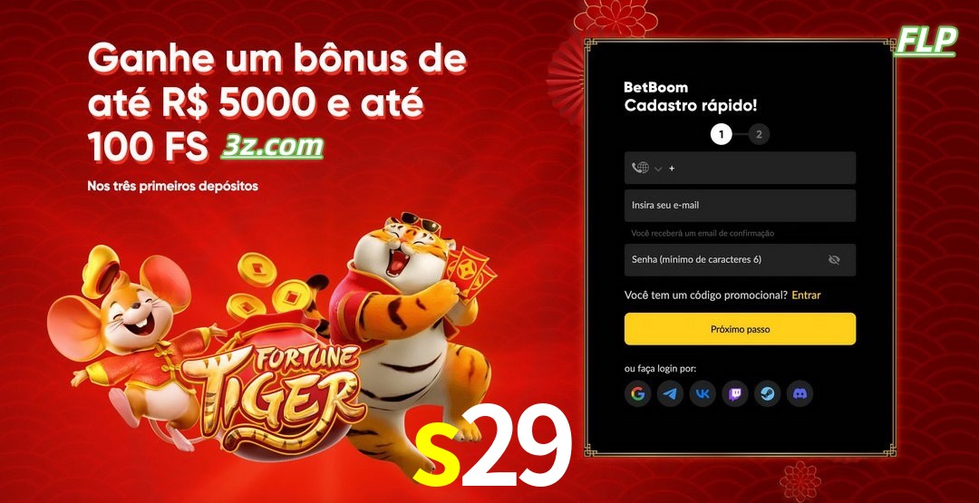s29 cassino Brasil bônus de boas-vindas até R$5000 e 100 free spins