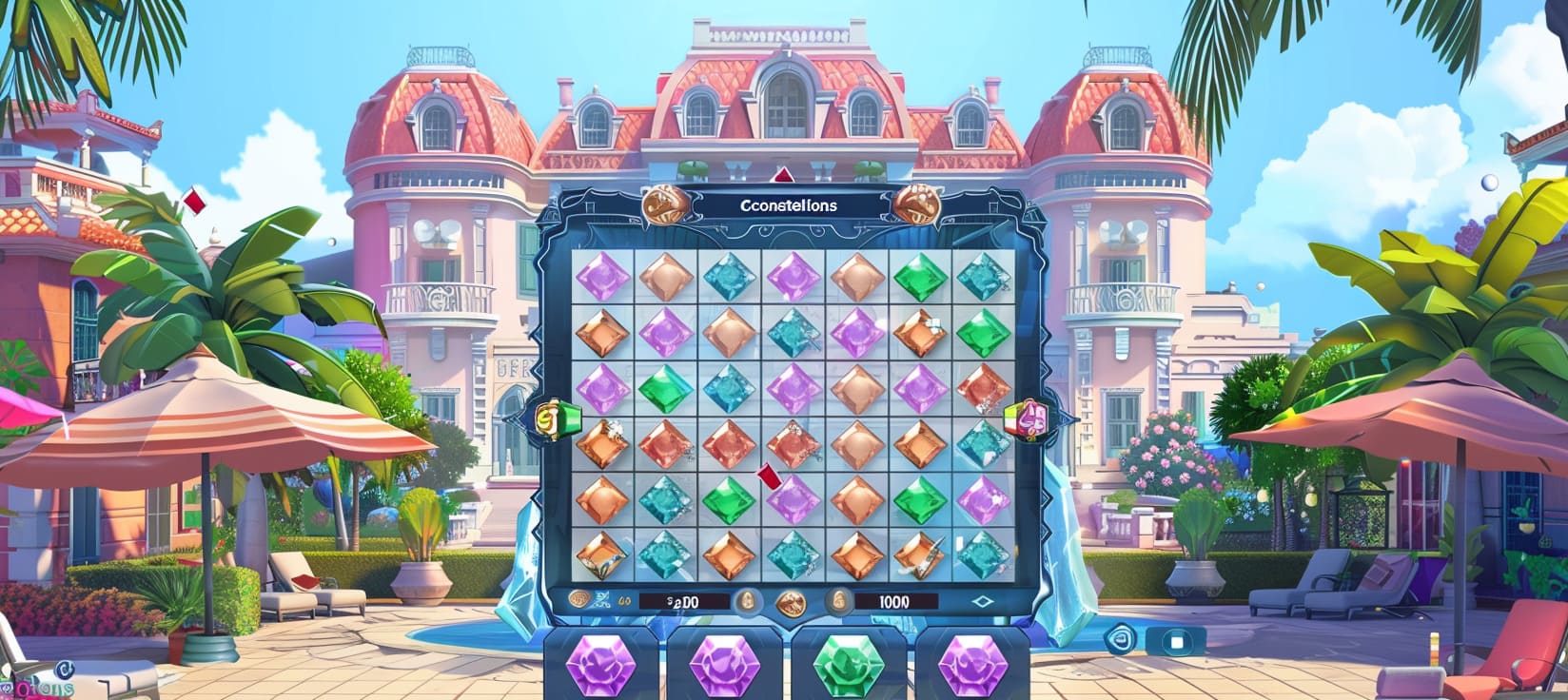 s29 Constellations slot game cassino online com pedras preciosas