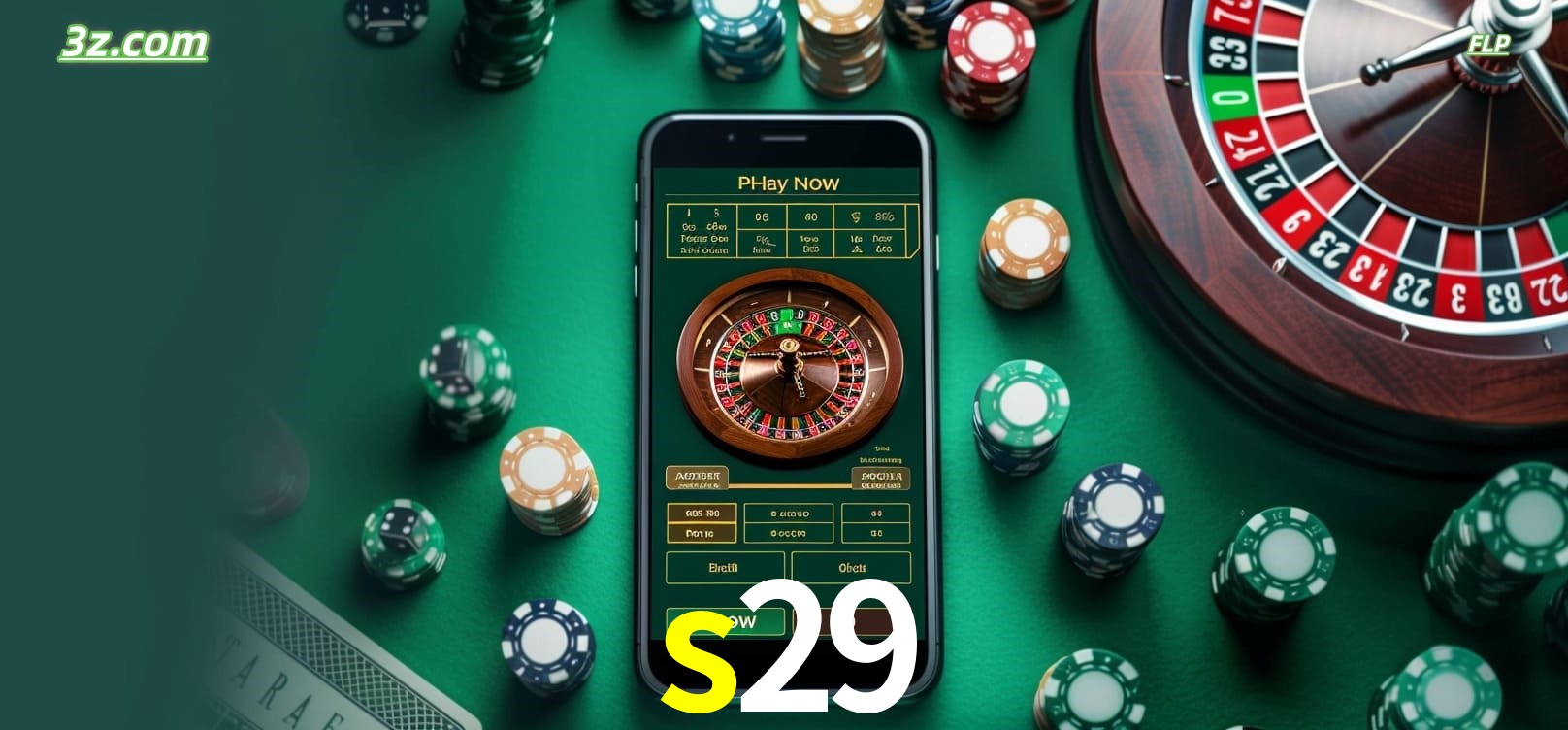 Roleta online no cassino s29 disponível em celular e computador